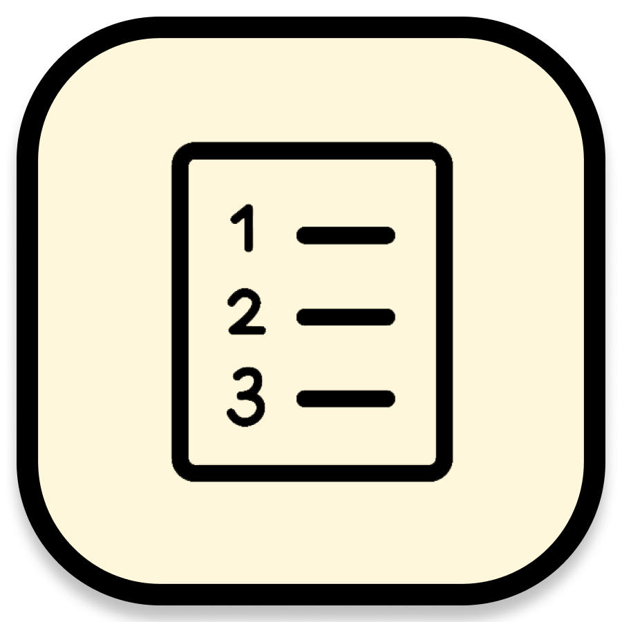 list icon