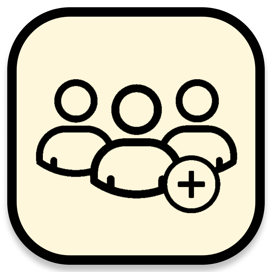 people plus followers icon